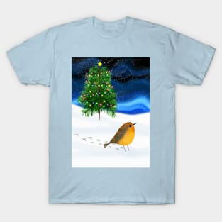 Christmas Robin T-Shirt